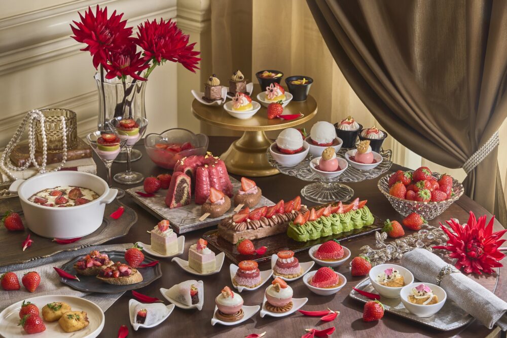 ザ・リッツ・カールトン大阪 いちご 苺 アフタヌーンティー ビュッフェ ブッフェ 大阪