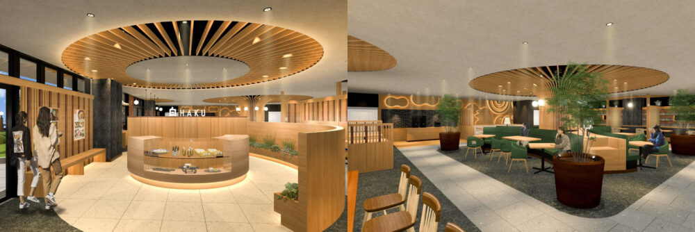 尼崎 極楽湯 amaterasu 和ダイニング 白 HAKU オープン